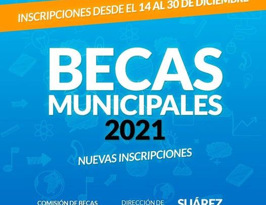Nuevas inscripciones a becas municipales