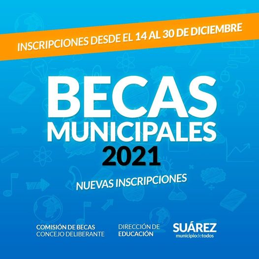 Nuevas inscripciones a becas municipales Nuevas inscripciones a becas municipales