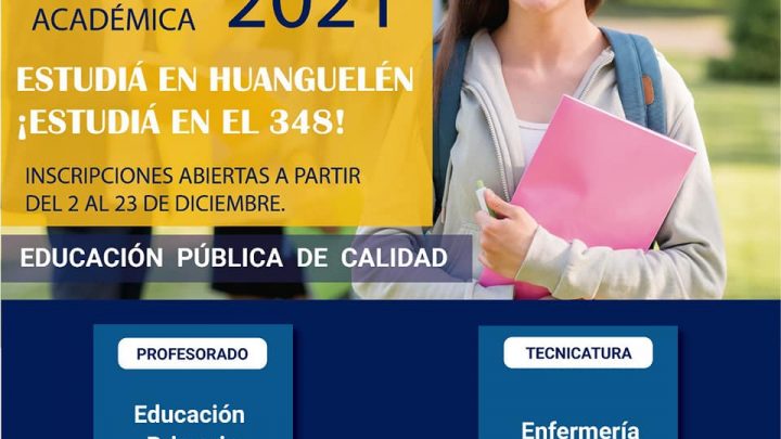 Cargos docentes para el ISFDyT N° 348